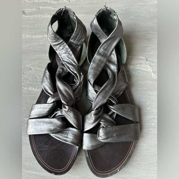 Cole Haan X Maria Sharapova Nike Air, Gladiator Sandals Women's Metallic Sandals - Picture 1 of 5